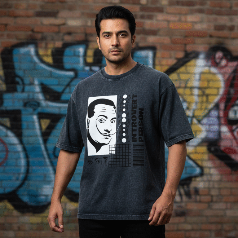 acid wash t shirt mockup