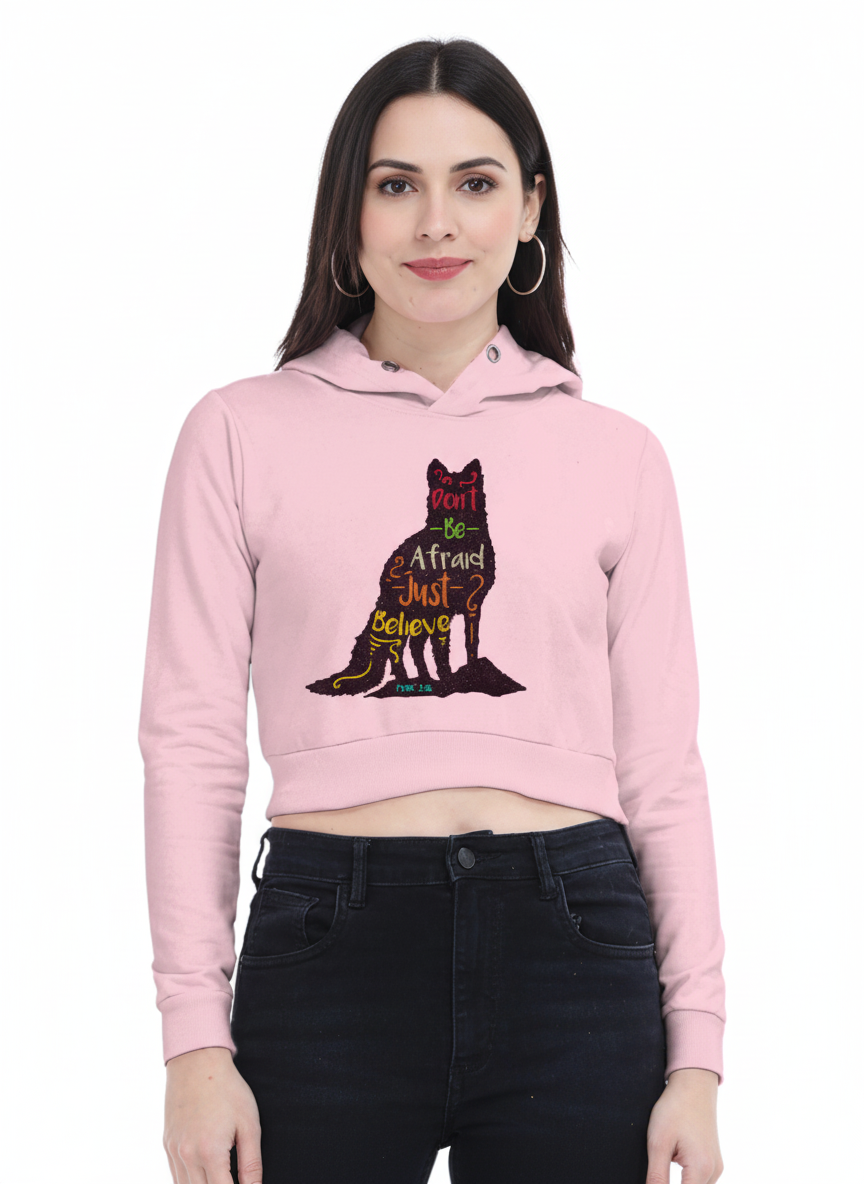 cropped hoodies just believe