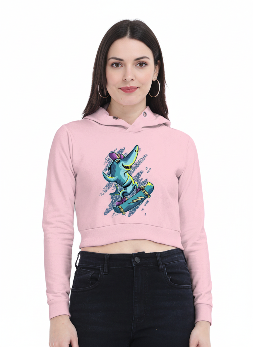 cropped hoodies – old lady