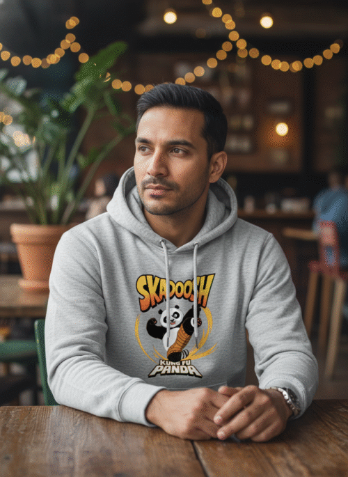 men's hoodie kungfu panda (skadoosh)