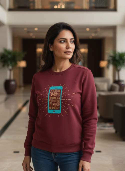 female sweatshirt (300 to 320 gsm) technology