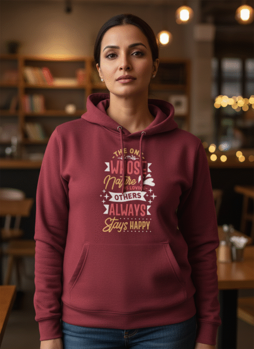 women's hoodies stays happy