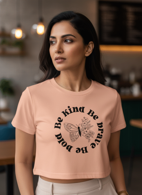 women's crop top be bold