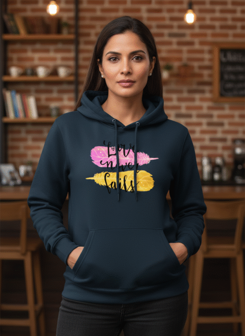 women's hoodie love never fails
